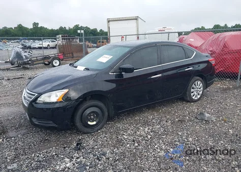 2014 Nissan Sentra S from USA, damaged, VIN 3N1AB7AP1EL682905